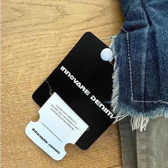 Innovare Denim - Lyla Ombre High Rise Short Jeans in Blue - Picture 2 of 3